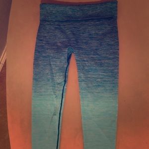 Blue Ombré Leggings